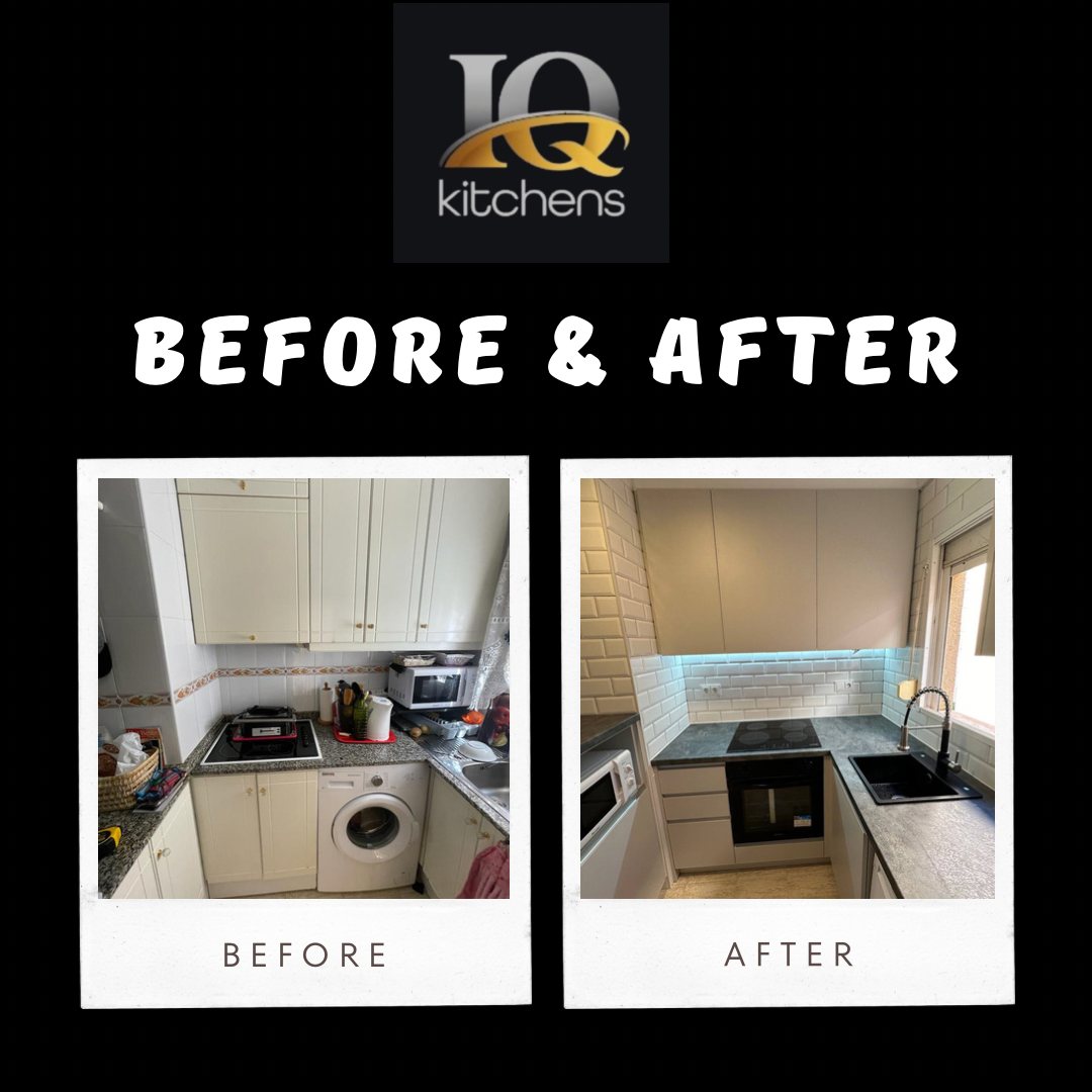 BEFORE/AFTER IQ Kitchens works