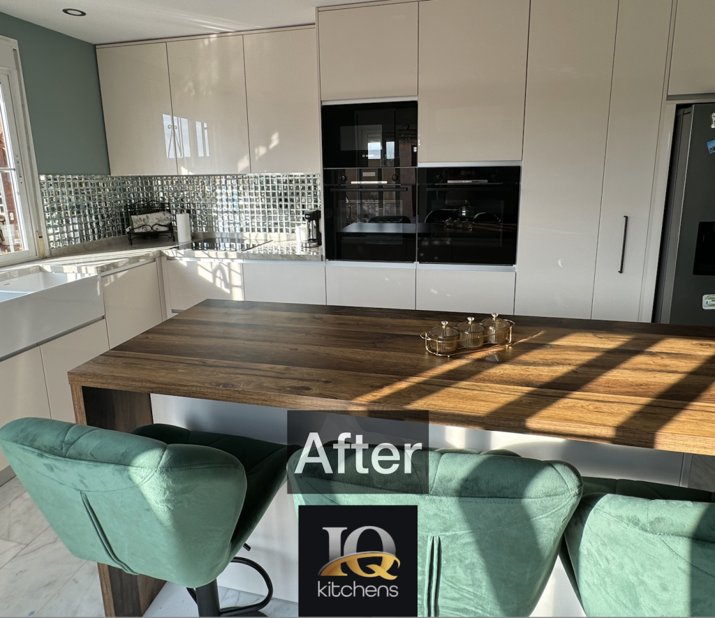 BEFORE/AFTER IQ Kitchens works