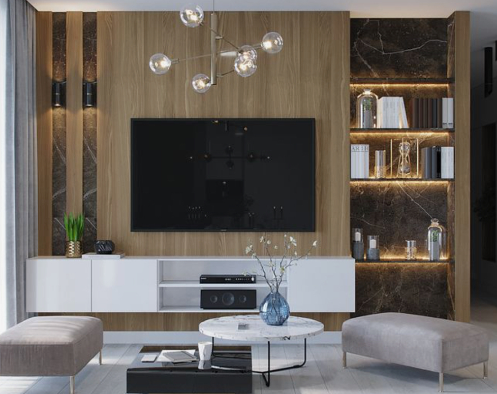 How to decorate a TV-zone: 5 simple ideas - IQ Kitchens How to decorate a TV-zone: 5 simple ideas IQ Kitchens works