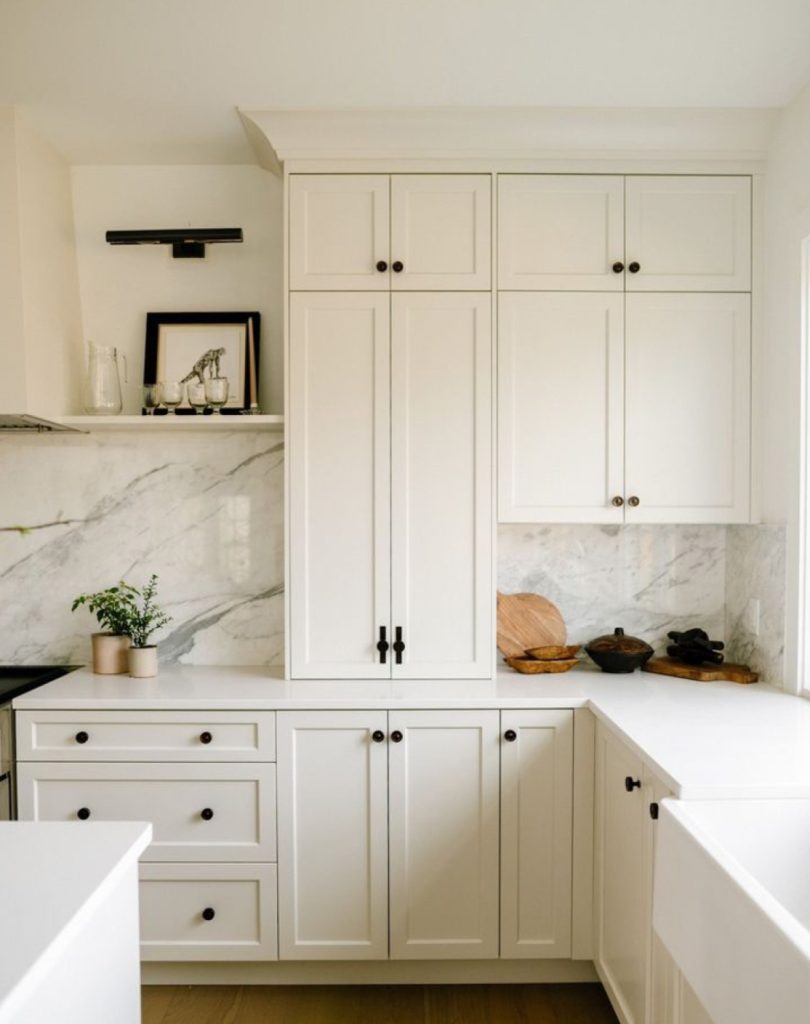 A white kitchen IQ Kitchens works
