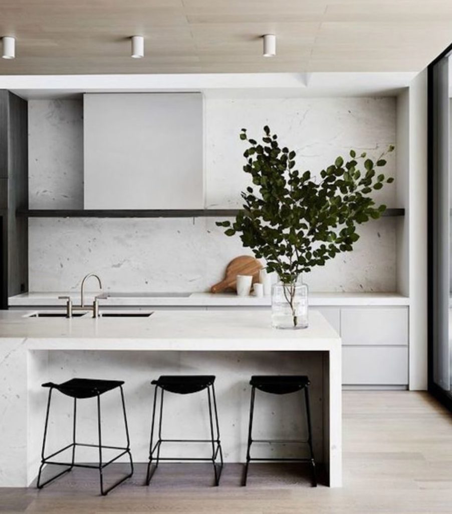 A white kitchen IQ Kitchens works