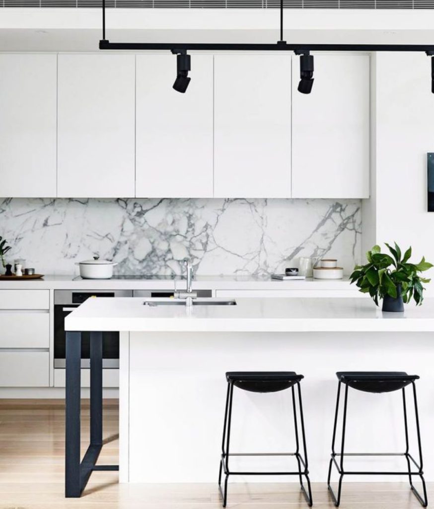 A white kitchen IQ Kitchens works