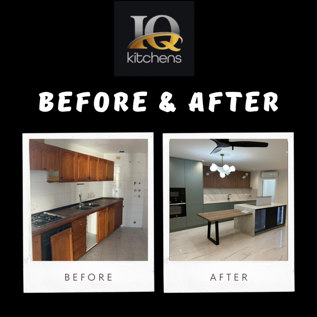 BEFORE/AfTER IQ Kitchens works
