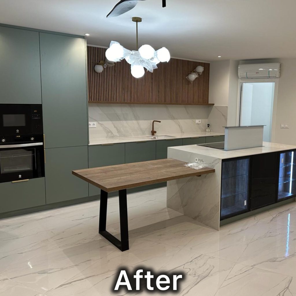 BEFORE/AfTER IQ Kitchens works