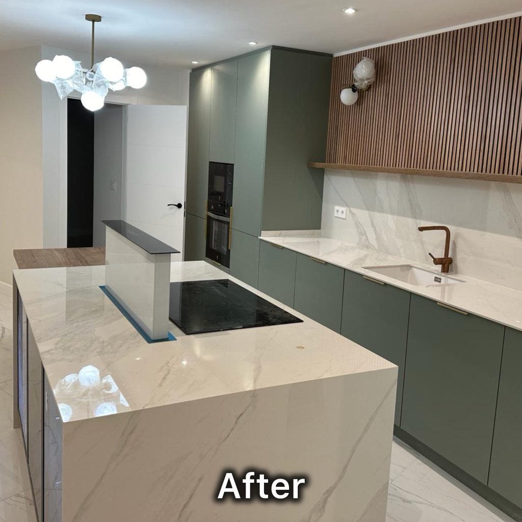 BEFORE/AfTER IQ Kitchens works