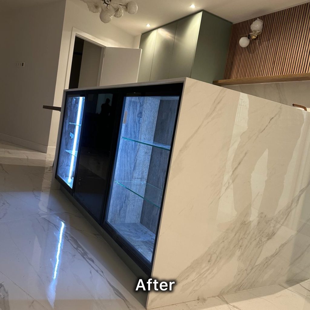 BEFORE/AfTER IQ Kitchens works
