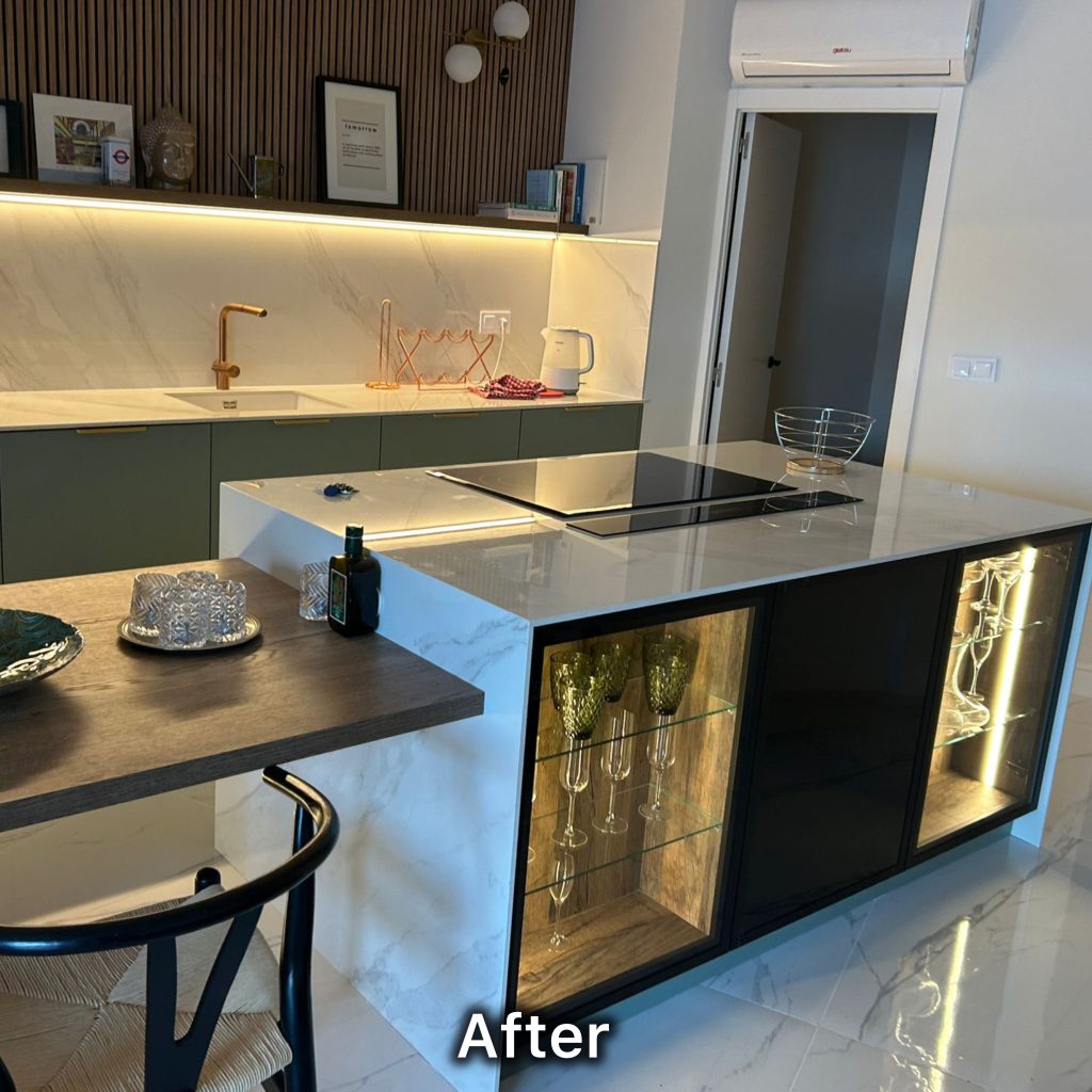BEFORE/AfTER IQ Kitchens works