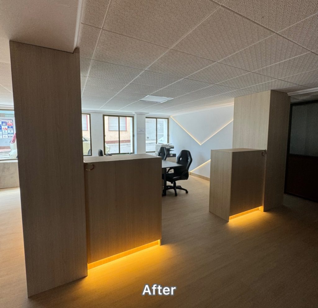 BEFORE/AFTER IQ Kitchens works