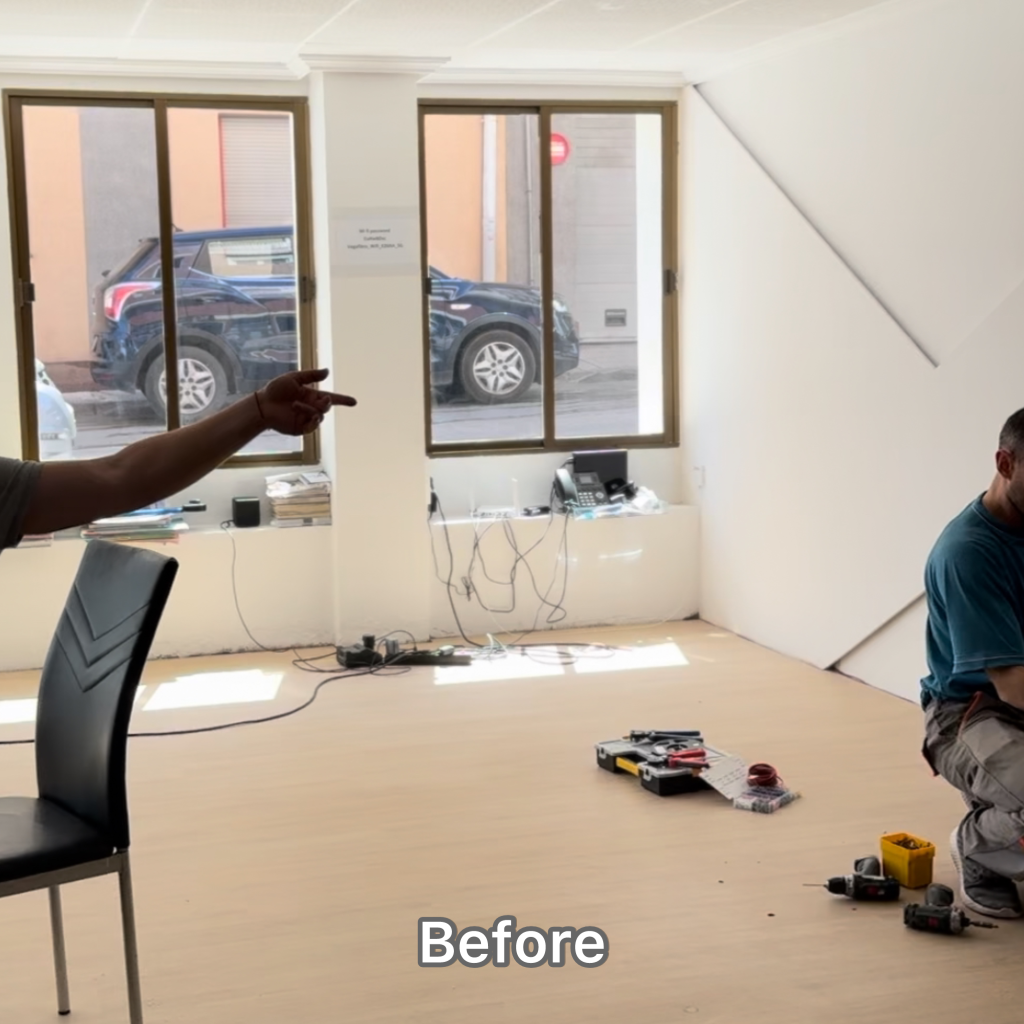 BEFORE/AFTER IQ Kitchens works