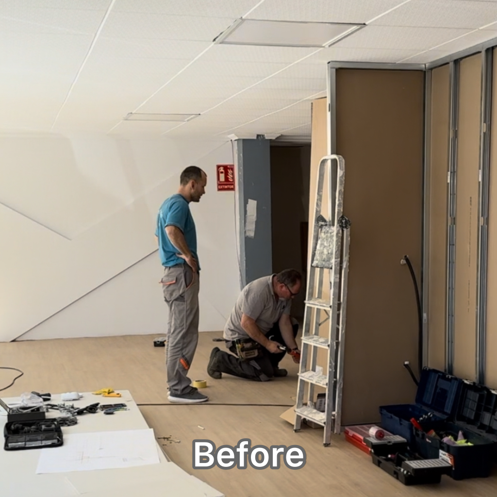 BEFORE/AFTER IQ Kitchens works