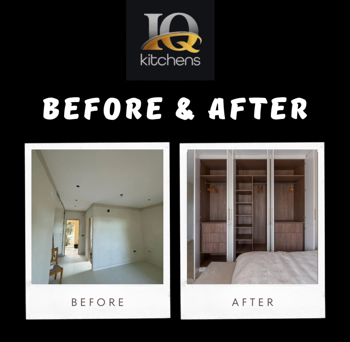 BEFORE/AFTER IQ Kitchens works