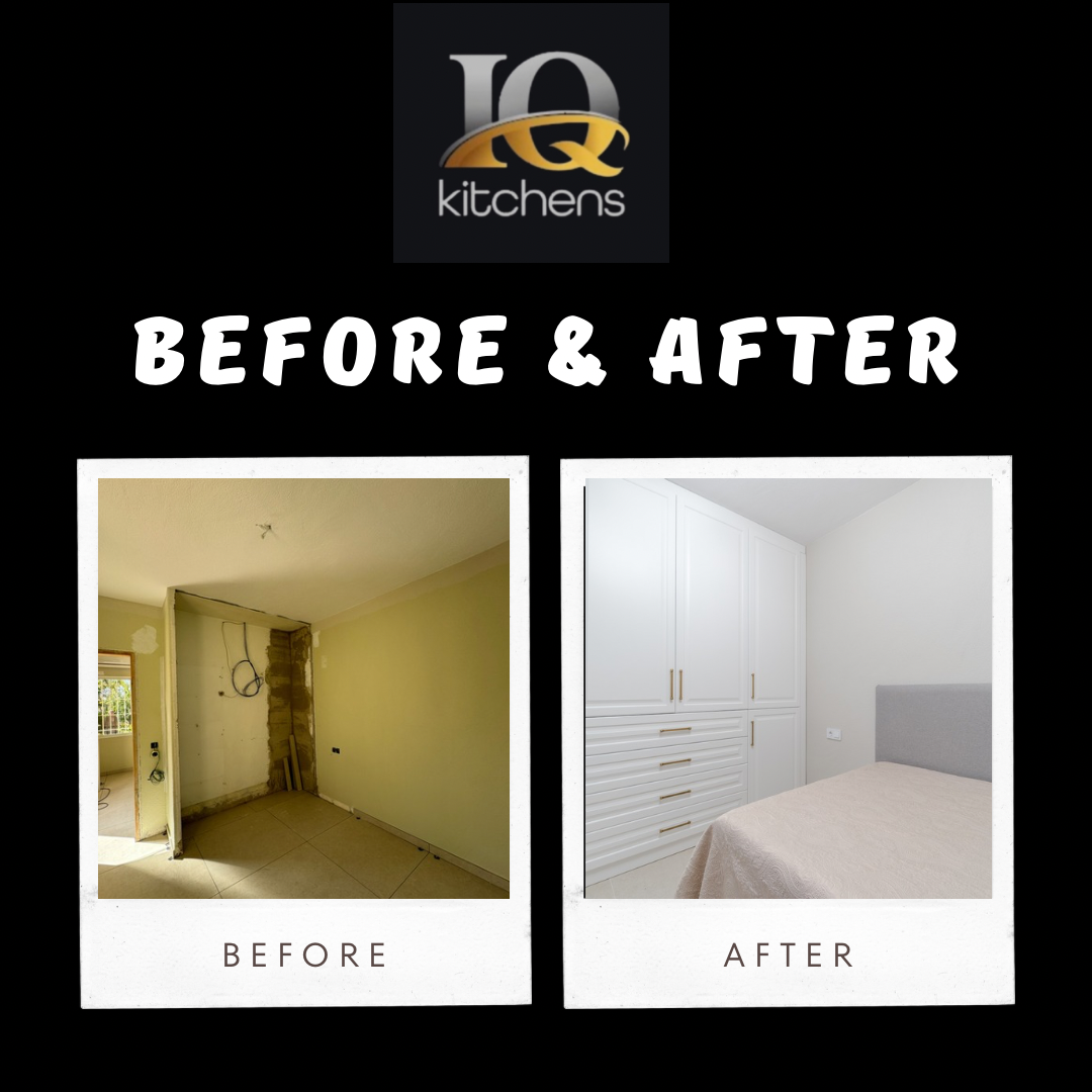 BEFORE/AFTER IQ Kitchens works