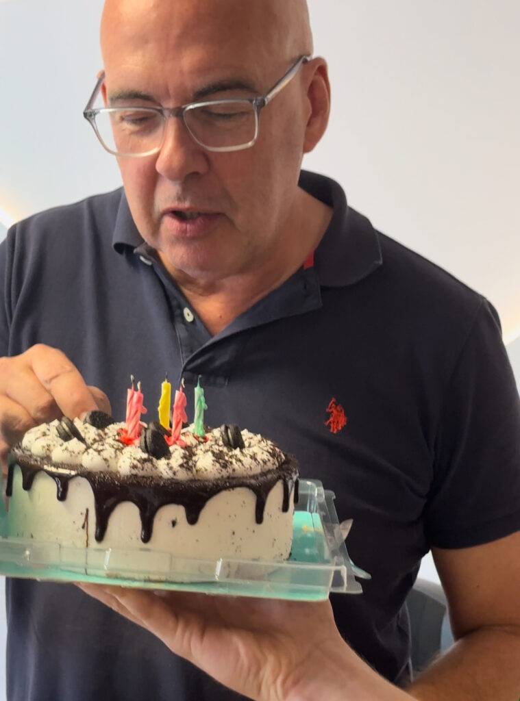 Happy Birthday to our designer Donald: celebrating and planning more projects together! IQ Kitchens works