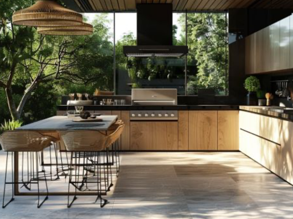 IQ Kitchens: outdoor terrace kitchens – practical elegance for your spanish home IQ Kitchens works