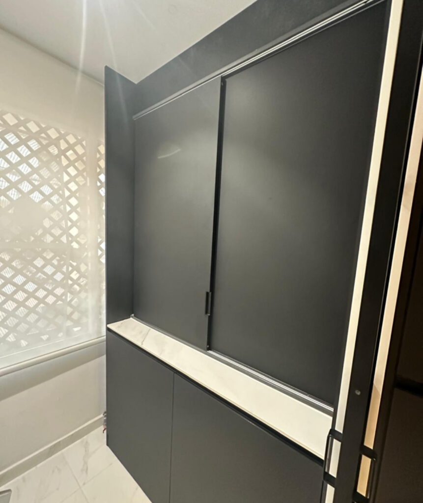 Completion of a unique project by IQ Kitchens: Modern kitchen and laundry room in San Juan IQ Kitchens works