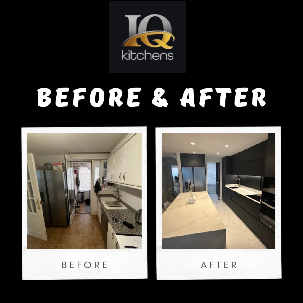 Completion of a unique project by IQ Kitchens: Modern kitchen and laundry room in San Juan IQ Kitchens works