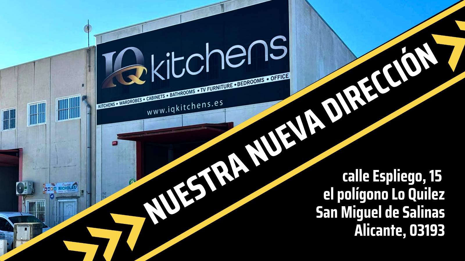 IQ Kitchens estrena nueva ubicación: ¡Nos hemos trasladado! IQ Kitchens works