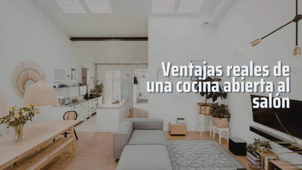Cocina abierta al salón: ventajas, problemas (olores/ruido) y cómo solucionarlo con campana e iluminación IQ Kitchens works